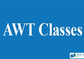 AWT Classes java.awt package|| Introduction to AWT || Bcis Notes