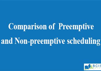 Comparison of Preemptive and Non-preemptive scheduling || Process and Thread Management || Bcis Notes