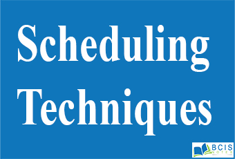 Scheduling Techniques || Process and Thread Management || Bcis Notes
