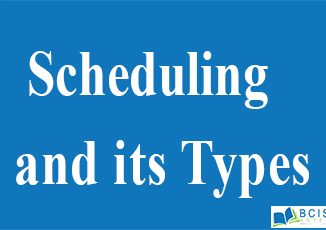 Scheduling and its Types || Process and Thread Management || Bcis Notes