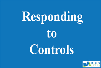 Responding to controls || Using AWT controls, Layout Managers, and Menus || Bcis Notes