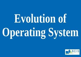 evolution of operating system