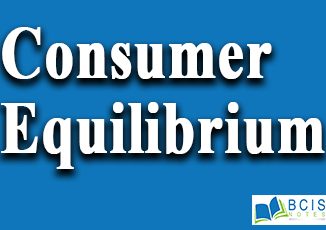 Consumer Equilibrium || Theory of Consumer Behavior || Bcis Notes