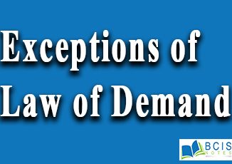 Exceptions to Law of Demand ||Theory of Consumer Behavior || Bcis Notes