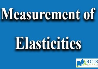 Measurement of Elasticities || Theory of Consumers Behavior || Bcis Notes