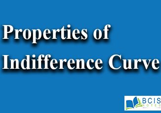 Properties of Indifference Curve || Theory of Consumer Behavior || Bcis Notes