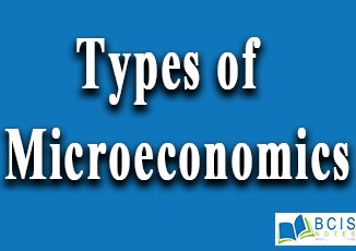 Types of Microeconomics || Introduction to Microeconomics || Bcis Notes
