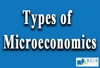 Types of Microeconomics || Introduction to Microeconomics || Bcis Notes
