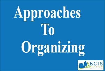 Approaches To Organizing