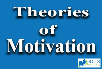 Theories of Motivation || Motivation, Emotion and Stress || Bcis Notes