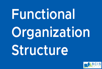 Functional Organization Structure || Organizational Structure And Design || Bcis Notes