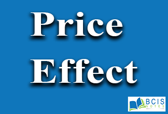 Price Effect || Theory of Consumer Behavior || Bcis Notes