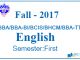 Pokhara University || Fall,2017 || English || BBA/BBA-BI/BCIS/BHCM