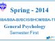 Pokhara University || Spring,2014 || General Psychology || BBA/BBA-BI/BCIS/BHCM/BBA-TT      