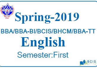 Pokhara University || Spring,2019 || English || BBA/BBA-BI/BCIS/BHCM