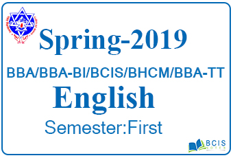 Pokhara University || Spring,2019 || English || BBA/BBA-BI/BCIS/BHCM