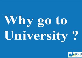 Four levels of Why go to University ?|| Education || Bcis Notes