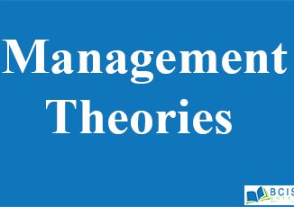 Management Theories || The Nature of Management || Bcis Notes