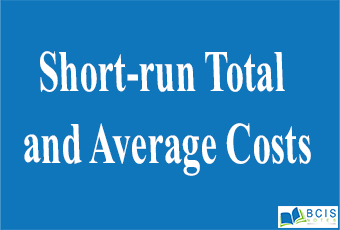 Short-run Total and Average Costs