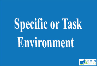 Specific or Task Environment || The Nature of Management || Bcis notes
