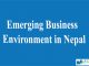 Emerging Business Environment in Nepal || The nature of management || Bcis notes