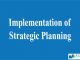 Implementation of Strategic Planning || Planning and Decision Making || Bcis notes