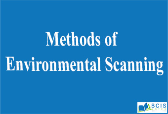 Methods of Environmental Scanning || Planning and Decision Making || Bcis notes