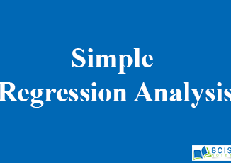 Simple Regression Analysis || Data Analysis and Modeling || BCIS NOTES
