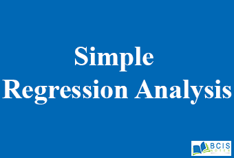 Simple Regression Analysis || Data Analysis and Modeling || BCIS NOTES