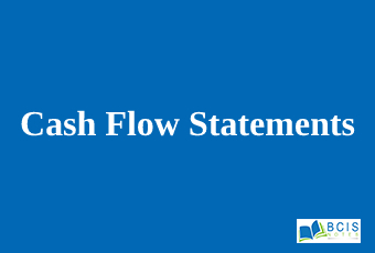 Cash Flow Statements || Preparation of Financial Statements