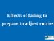 Effects of failing to prepare to adjust entries || Accrual Accounting and Adjustments