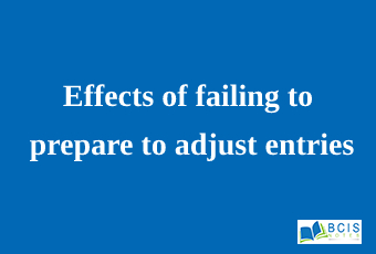 Effects of failing to prepare to adjust entries || Accrual Accounting and Adjustments