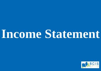 Income Statement || Preparation of Financial Statements
