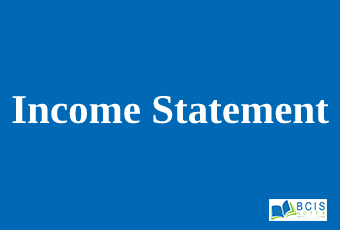 Income Statement || Preparation of Financial Statements