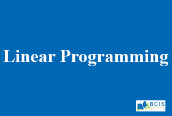 Linear Programming, Data Analysis and Model || Bcis Notes