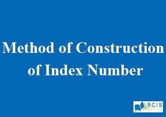 Method of Construction of Index Number || Data Analysis and Modeling || Bcis Notes