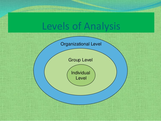 Level of OB analysis