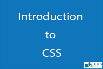 Introduction to CSS || HTML/CSS || BCIS Notes