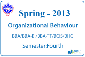 Fundamental of Organizational Behaviour,BBA/BBA-BI/BBA-TT/BCIS/BHC