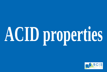 ACID properties || Transactions || Database Management System
