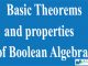 Basic Theorems & Properties of Boolean Algebra || Boolean Algebra and Logic Gates || Bcis Notes