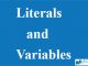 Literals and Variables || Java Programming Basics || Bcis Notes