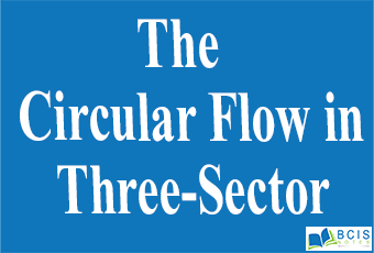 The Circular Flow in Three-Sector || National Income || Bcis Notes