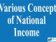 Various Concept of National Income || National Income || Bcis Notes