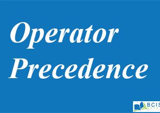 Operator Precedence || Java Programming Basics || Bcis Notes