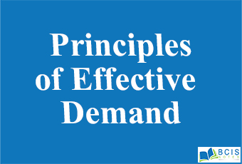 Principle of Effective Demand || Theories of Employment || Bcis Notes