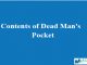Contents of Dead Man's Pocket