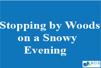 Stopping by Woods on a Snowy Evening