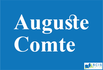 Auguste Comte || Introduction to Sociology || Bcis Notes