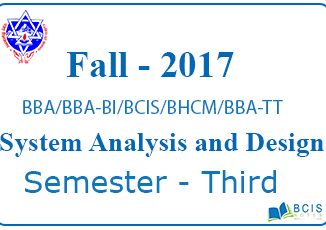 System Analysis and Design(SAAD) || Fall 2017 || Pokhara University